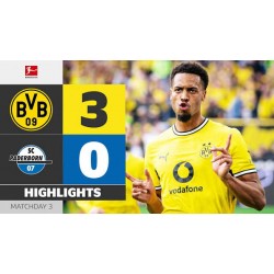 Borussia Dortmund slo SC Paderborn 07 3–0 og holdt nullen